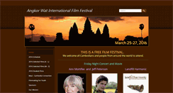 Desktop Screenshot of angkorwatfilmfestival.com