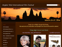 Tablet Screenshot of angkorwatfilmfestival.com